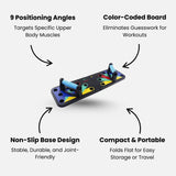 APE BORN 9-in-1 Ultimate Push Up Board: Start Building Your Stronger Upper Body, view 3