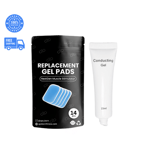 APE BORN Stimulator Replacement Gel Pads & Conducting Gel (Subscription)