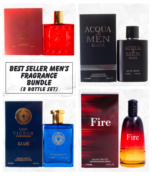 Apparel Candy Best Seller Men’s Fragrance Bundle - Pack of 8