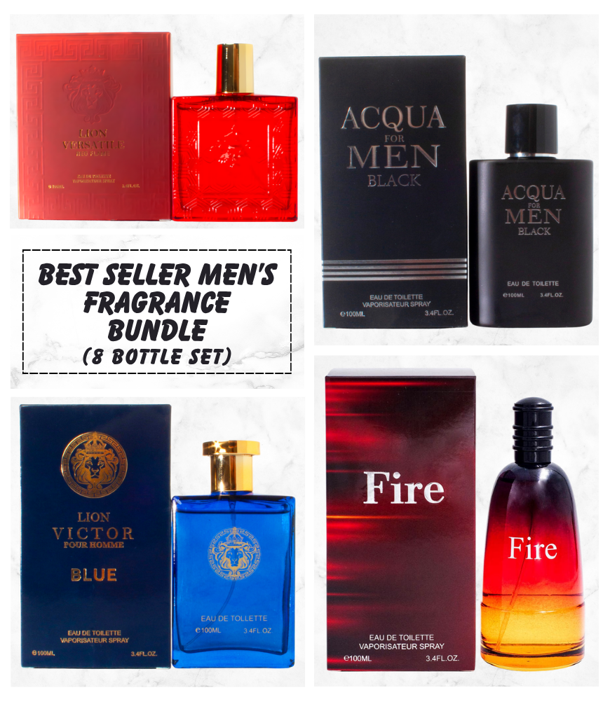 Apparel Candy Best Seller Men’s Fragrance Bundle - Pack of 8