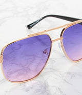 Apparel Candy Single Color Sunglasses - BK-WH915-PURPLE- Pack of 6 - $3.5/piece, view 2
