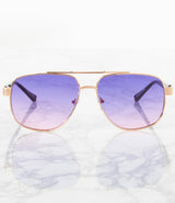 Apparel Candy Single Color Sunglasses - BK-WH915-PURPLE- Pack of 6 - $3.5/piece, view 3
