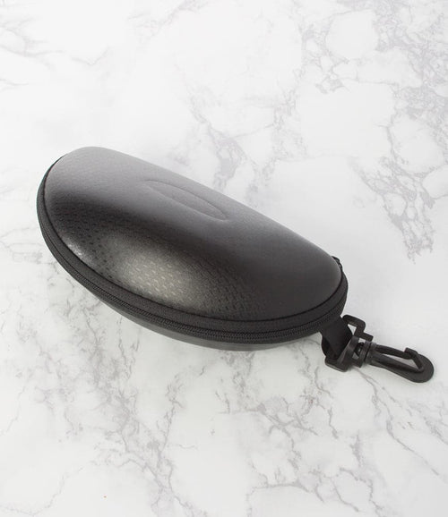 Apparel Candy Black Hard Sunglass Zipper Cases ( Pack of 12) Wholesale Sunglass Protection