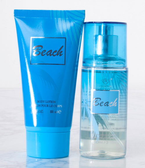 Apparel Candy BEACH BODY LOTION & BODY SPRAY SET - Pack Of 4