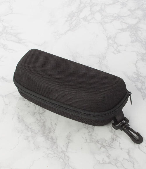Apparel Candy Black Hard Sunglass Zip Case - Pack of 12