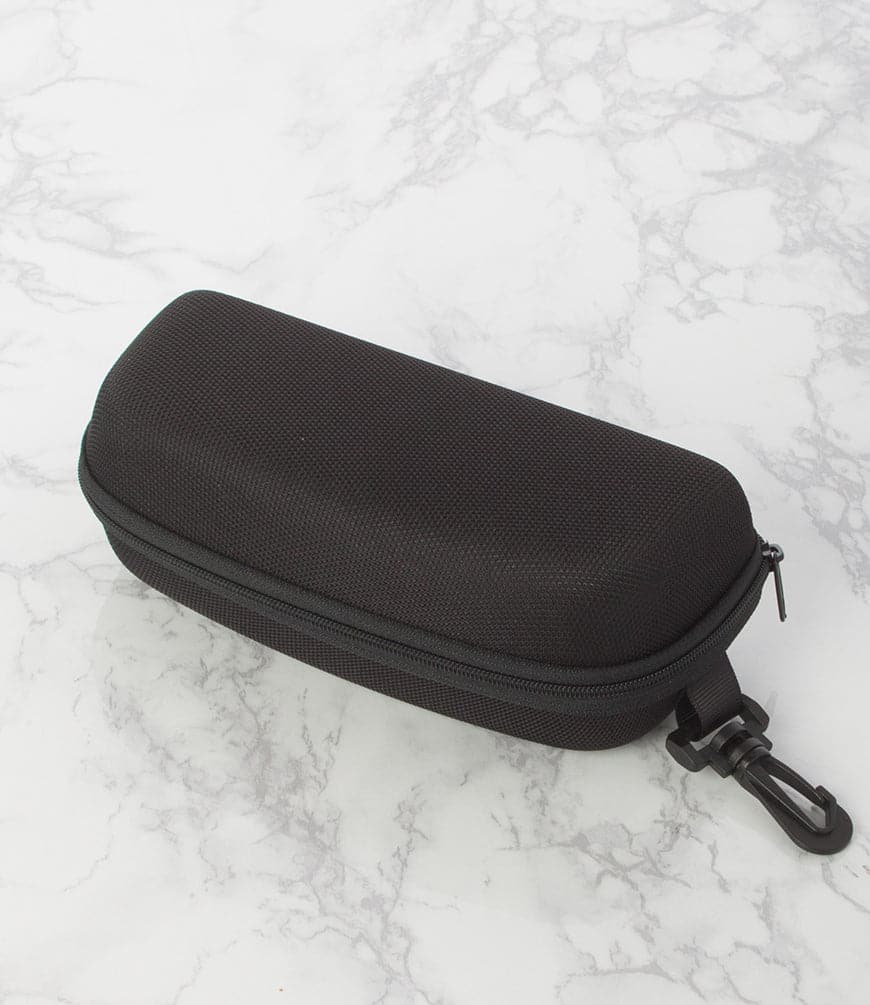 Apparel Candy Black Hard Sunglass Zip Case - Pack of 12