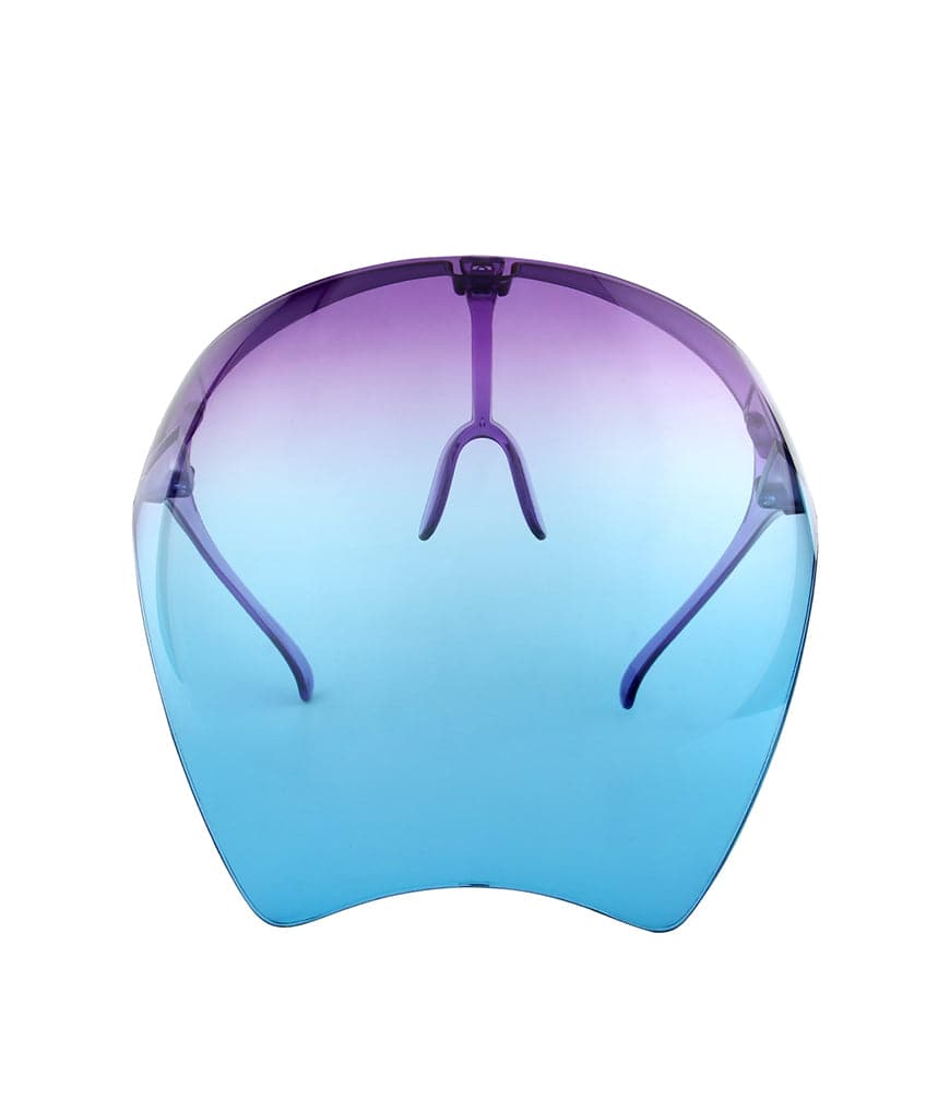 Apparel Candy Face Shield Visor Purple to Blue - Pack of 7