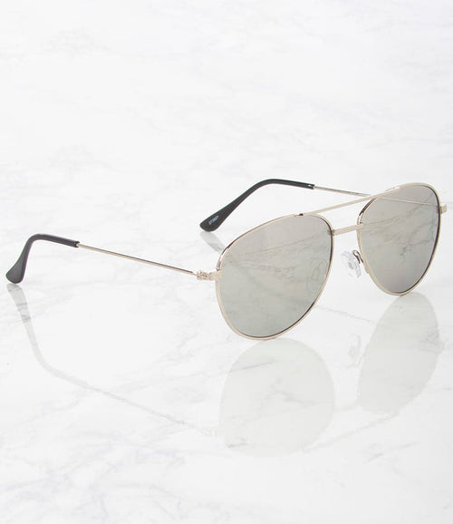 Apparel Candy Aviator Sunglasses - M6256M/PM/SIL - Pack of 12 ($36 per Dozen)