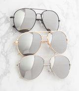Apparel Candy Aviator Sunglasses - M6257M/PM - Pack of 12 ($33 per Dozen), view 2