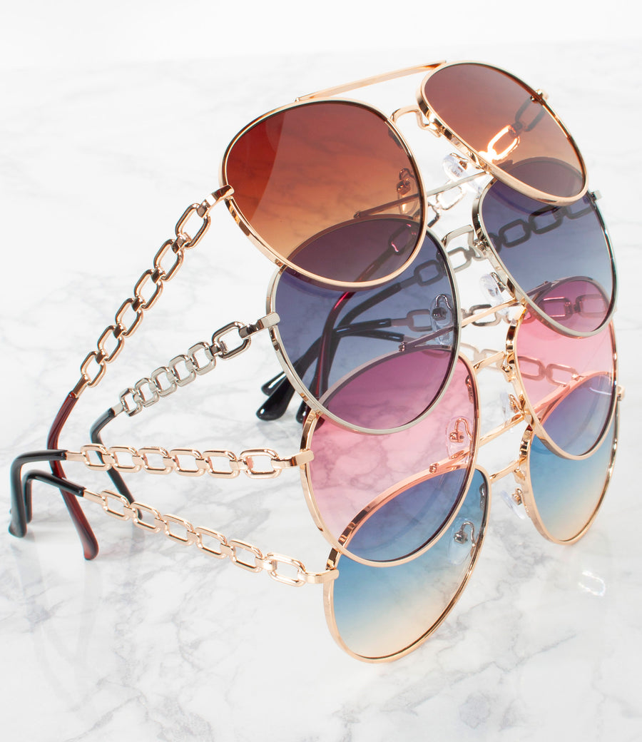 Apparel Candy Wholesale Fashion Sunglasses - M7252AP - Pack of 12