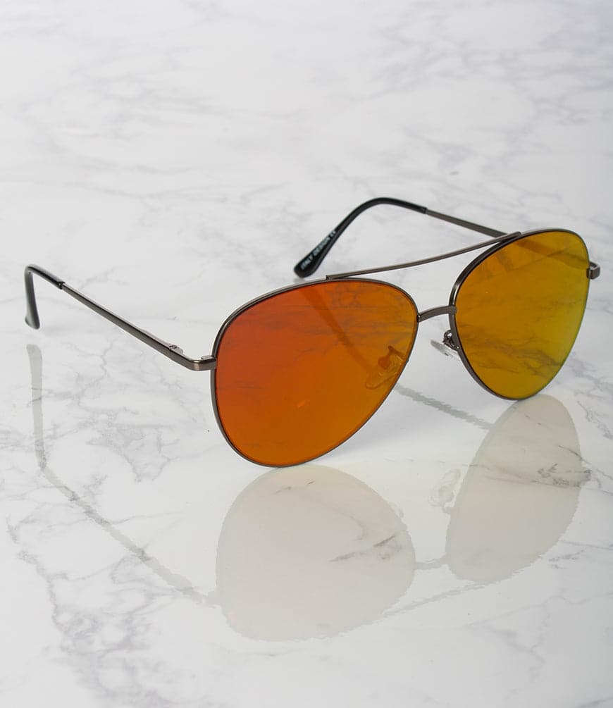 Apparel Candy Aviator Sunglasses - M9103F/RV - Pack of 12 ($42 per Dozen)