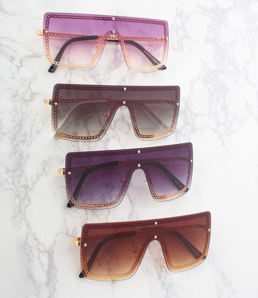 Apparel Candy Wholesale Fashion Sunglasses -M9237AP - Pack of 12