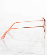 Apparel Candy Single Color Sunglasses - M9768AP-CLEAR-TO-PINK - Pack of 6 - $4.25/piece, view 3