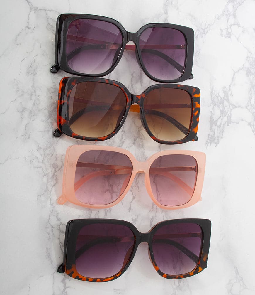 Apparel Candy Women's Sunglasses - MP210097AP - Pack of 12 ($42 per Dozen)