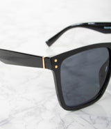 Apparel Candy Single Color Sunglasses - P21077SD/RV-BLACK - Pack of 6 - $3.5/piece, view 2
