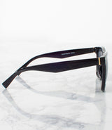 Apparel Candy Single Color Sunglasses - P21077SD/RV-BLACK - Pack of 6 - $3.5/piece, view 3