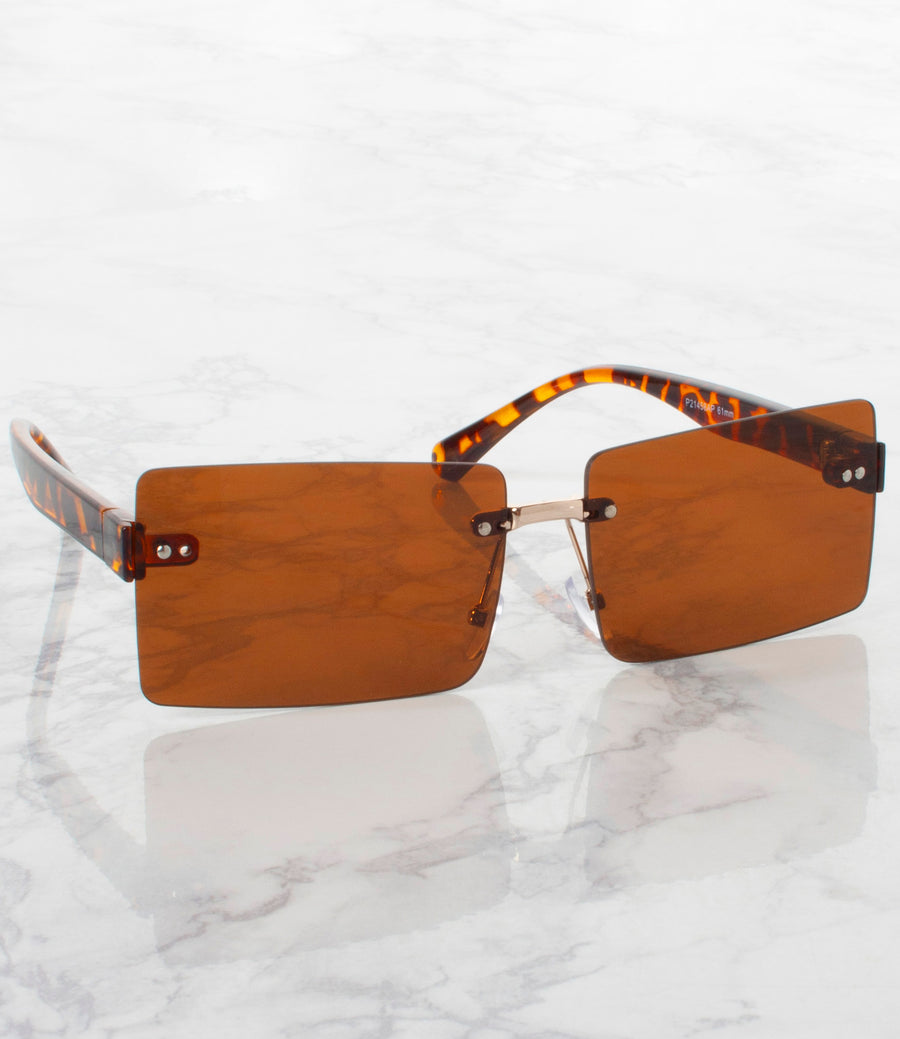 Apparel Candy Single Color Sunglasses - P21458AP-TORT- Pack of 6 - $3.75/piece
