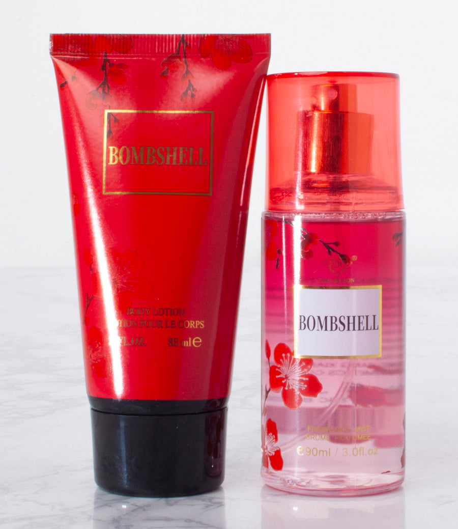 Apparel Candy BOMBSHELL BODY LOTION & BODY SPRAY SET - Pack Of 4