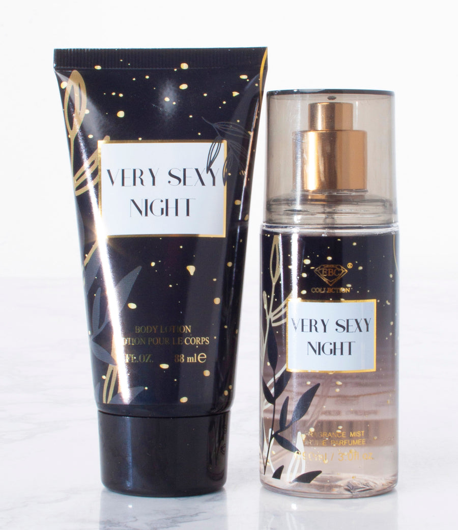 Apparel Candy VERY SEXY NIGHT BODY LOTION & BODY SPRAY SET - Pack Of 4