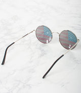 Apparel Candy Wholesale Americana Round Sunglasses - M22379AP/FG- Pack of 12, view 3