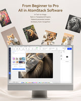 AtomStack Atelier AI Diode Laser Engraver with Built-in Camera, view 6