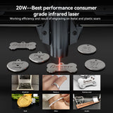 AtomStack A20 Pro 1064nm 20W Fiber Laser Marking And Engraving Machine, view 3