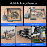 AtomStack A40 Pro V2 Laser Engraver with F60 Air Assist Kit, view 6
