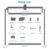 AtomStack E85 Expansion Kit: Enhance Your Laser Engraving Area to 850*800mm, view 4