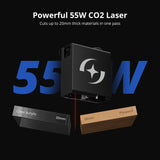AtomStack Hurricane 55W CO2 Laser Cutter, view 2