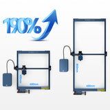 AtomStack Laser Engraving Area Extension Kit for A10 PRO(Blue-black), view 4