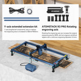 AtomStack Laser Engraving Area Extension Kit for A10 PRO(Blue-black), view 6