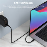 AUKEY CB-KCC102 | 100W 1.8m USB-C to USB-C Cable, view 5