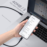AUKEY CB-MCC101 | 100W 1m USB-C to USB-C LCD Cable, view 3