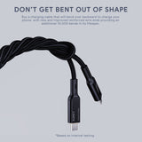 AUKEY CB-MCC101 | 100W 1m USB-C to USB-C LCD Cable, view 4
