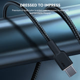 AUKEY CB-NCC | 60W 1m USB-C to USB-C Cable, view 4
