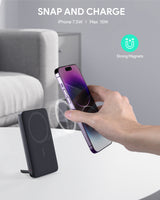 AUKEY MagFusion 6700 6700mAh Magnetic Wireless Charging Power Bank PB-MS01, view 2