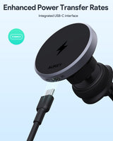 AUKEY MagFusion Dash Qi2 Wireless Charging Phone Mount HD-MC13, view 5
