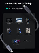AUKEY CB-DCC321 USB-C to USB-C Cable (240W / 20Gbp / 4K 60Hz), view 4