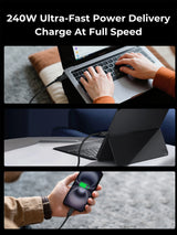 AUKEY CB-DCC402 USB-C to USB-C Cable (240W / 80Gbp / 16K 60Hz ), view 4