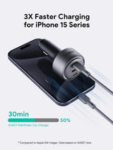 AUKEY CC-P4 Pathfinder Mix 3 165W Fast Charging Car Charger, view 2