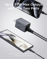 AUKEY Comet Mix 3 67W PD Wall Charger with GaN Technology PA-C3, view 3