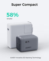 AUKEY Comet Mix 3 67W PD Wall Charger with GaN Technology PA-C3, view 5