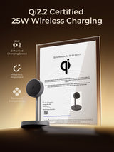 AUKEY Qi2.2 MagFusion 1X Magnetic Wireless Charger LC-MC111 (Wall Charger Not Included), view 2