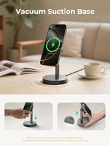 AUKEY Qi2.2 MagFusion 1X Magnetic Wireless Charger LC-MC111 (Wall Charger Not Included), view 4