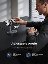 AUKEY Qi2.2 MagFusion 2X Wireless Charging Station 2-in-1 Magnetic Wireless Charger LC-MC213  (Wall Charger Not Included), view 5