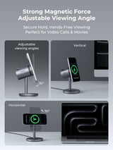 AUKEY MagFusion 3-in-1 Pro Plus Magnetic Wireless Charger with Active Cooling System LC-MC311AP, view 6