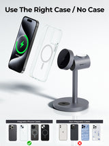 AUKEY MagFusion Qi2 3 in 1 Wireless Charger Station LC-MC311, view 3