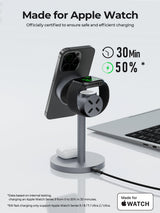 AUKEY MagFusion Qi2 3 in 1 Wireless Charger Station LC-MC311, view 6