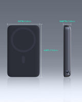 AUKEY MagFusion 6700 6700mAh 20W Magnetic Wireless Charging Power Bank USB C-C  Included Gray PB-MS01, view 5