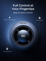 AUKEY MagFusion GameFrost Plus Wireless Cooling Charger LC-G10P, view 6